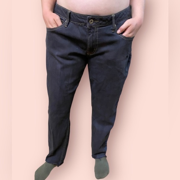 Y2K Red Jeans 36/28 Purple Straight Leg Jeans - Picture 3 of 9